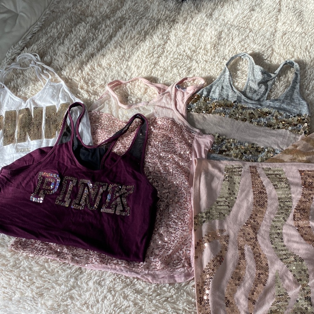 Lot of bling bling tanks